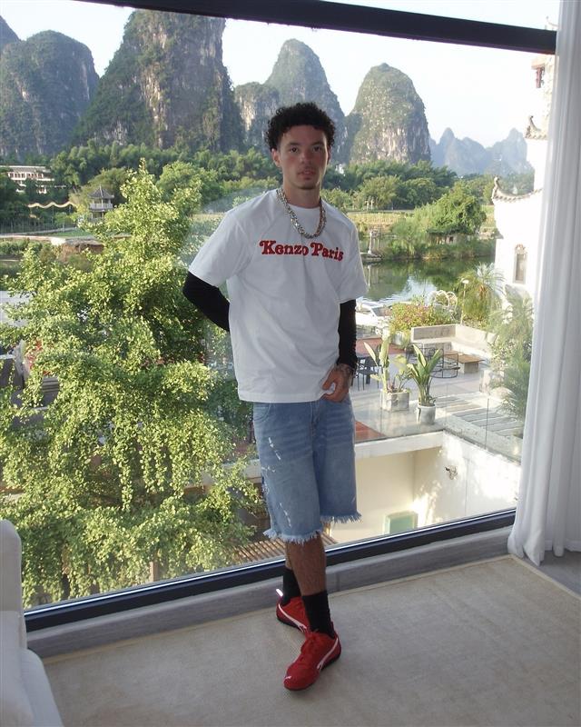  Lil Mosey July 2025 Look: Streetwear Spotlight on the Kenzo Paris T Shirt